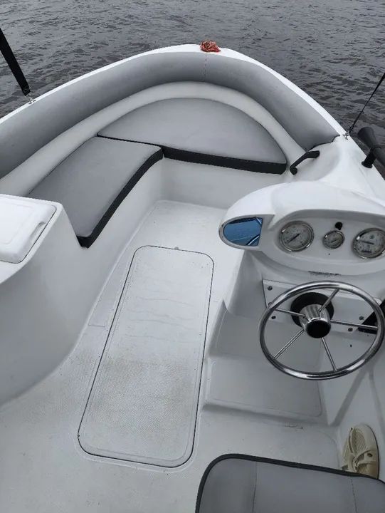 LANCHA ANGRA 16 PÉS + E-TEC 90HP 2014 # P/ 6 PESSOAS  - Foto 5