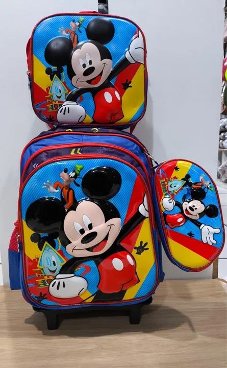 Kit mochila com rodinhas - Foto 4