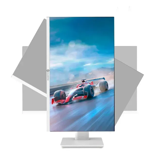Monitor Rotativo GT 23,8" White, Led, Full HD, 120Hz, 7ms, Pivot, Ajustável, HDMI - WZetta