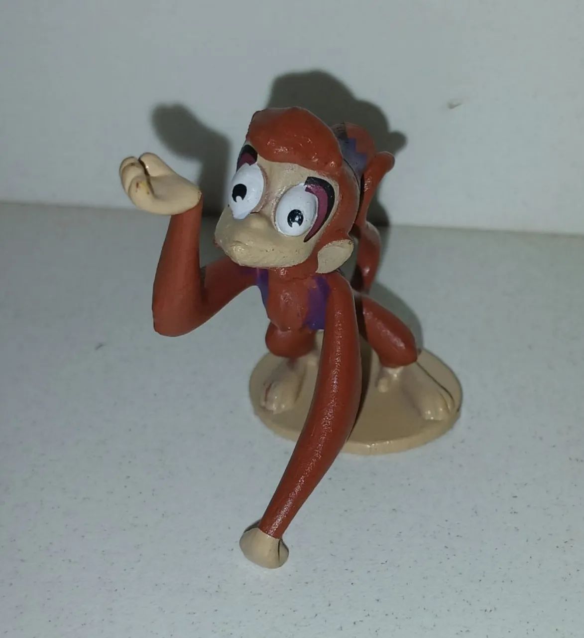 BONECO MINIATURA DISNEY ORIGINAL ALADDIN MACACO ABU APU MACAQUINHO