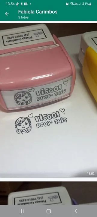 Carimbos personalizados para professores - Foto 3