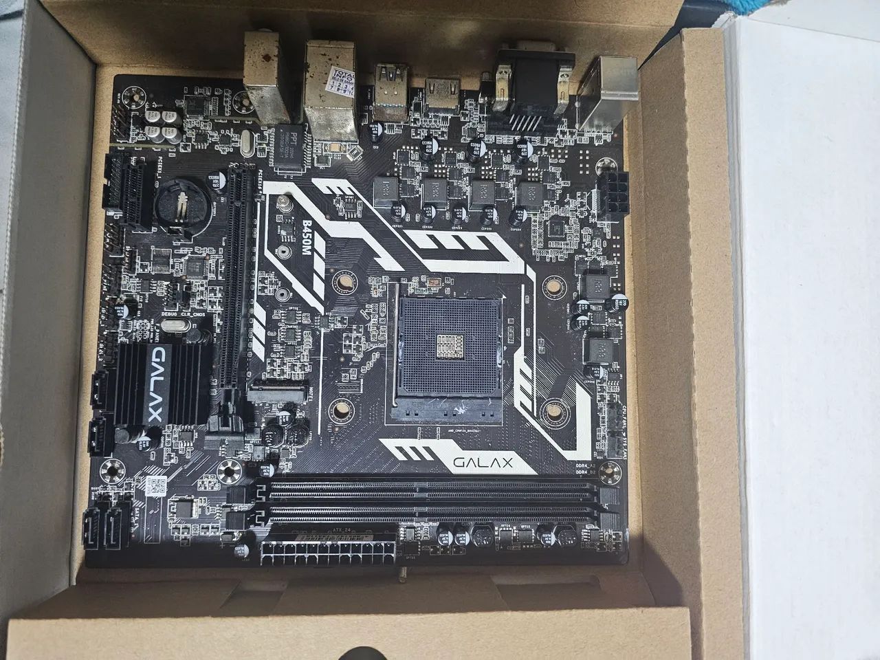 Galaxy B450M Motherboard, Defective64310975916289120