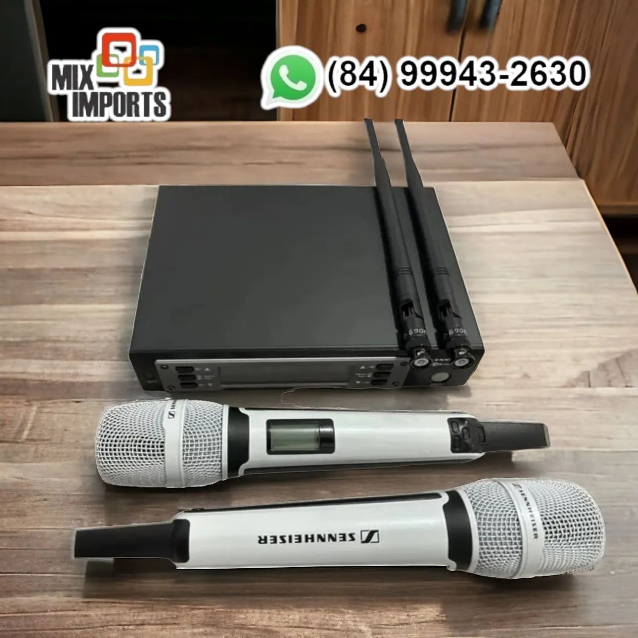 Microfone Profissional Sem fio Sennheiser Duplo Ew135G4 (Novo, em estoque)  - Foto 2