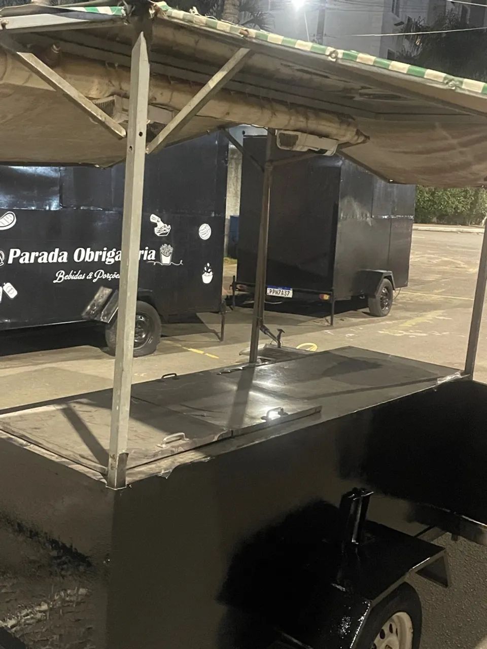 Carrinho semi novo balcão de inox  - Foto 5