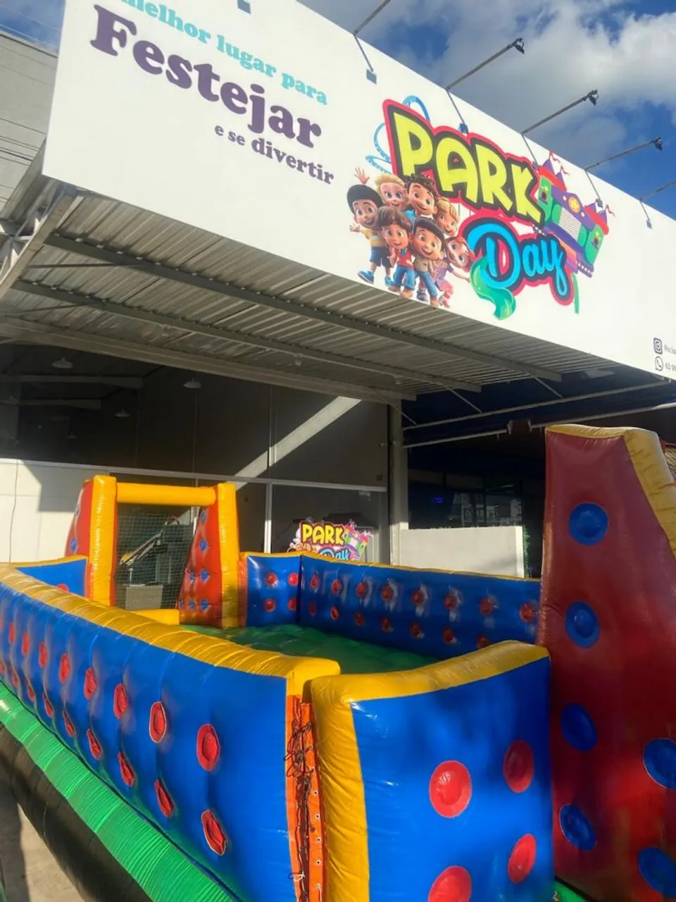 Futebol de sabão Inflável para Festa Infantil - Diversão Garantida!
