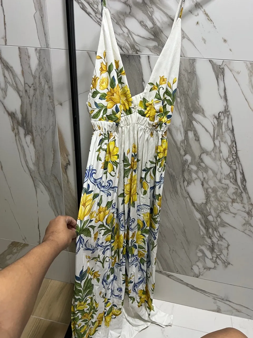 Vestido longo Farm Sicília