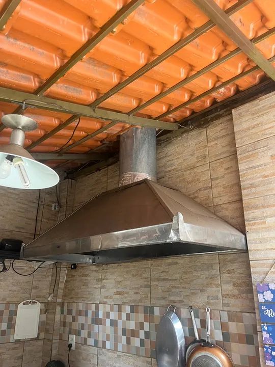 Coifa inox com motor novo - Foto 2