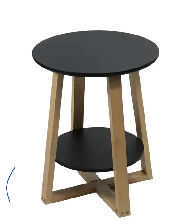 Mesa lateral com prateleira 40x40x50