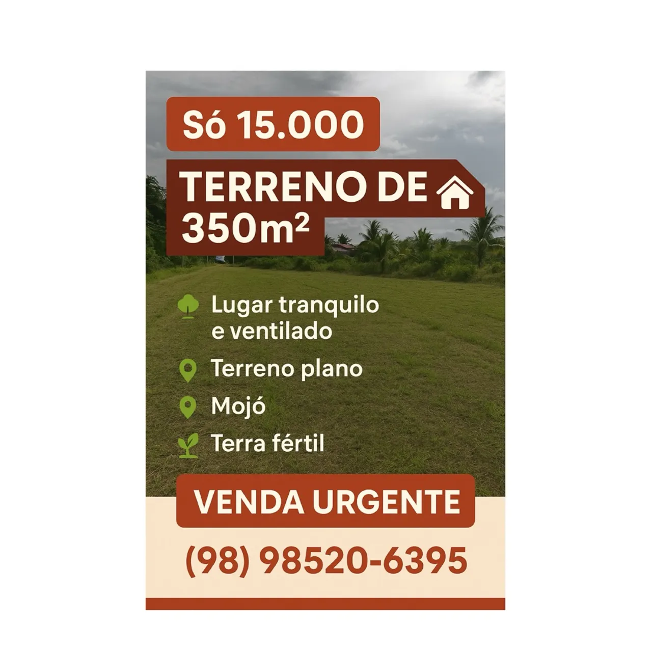Terreno de 350m2 última oportunidade nesse valor