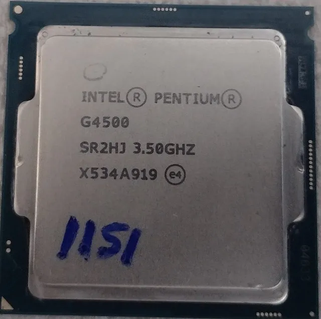 Processador Pentium G4500 3.50GHZ LGA 1151