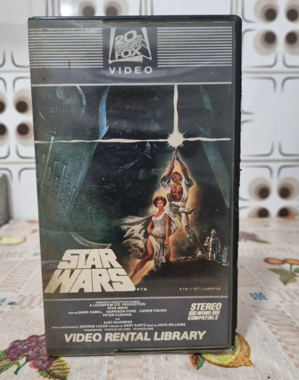 Star Wars 1982 - Primeiro Lançamento Em Vhs - Raridade! 