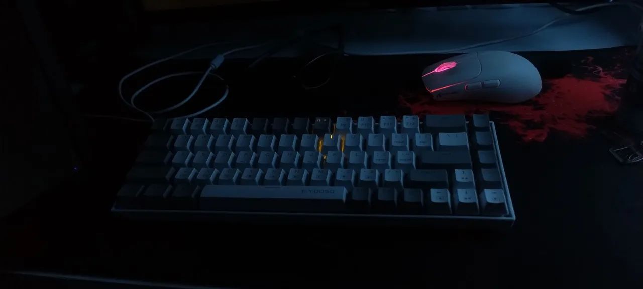Teclado Mecânico Gamer E-Yooso - Novo 75%  - Foto 2