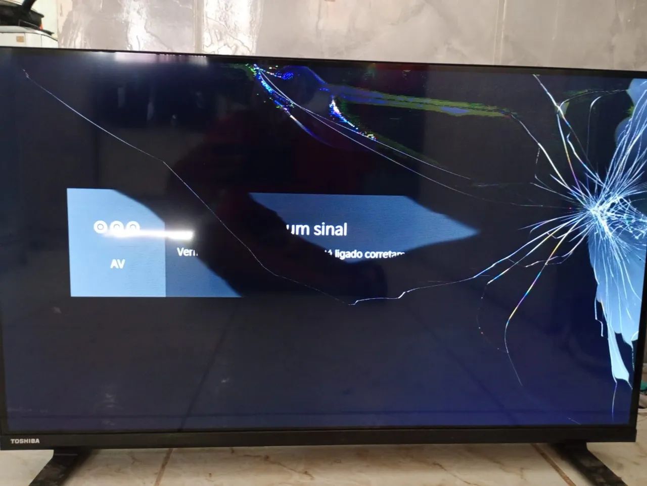 TV Toshiba 32 plg retirada de peças. - Foto 2