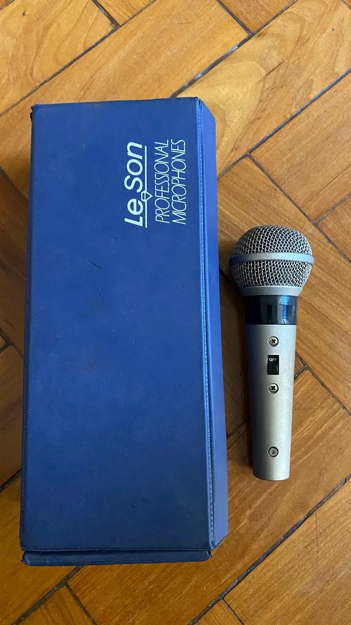 Microfone Le Son SM 58 P-4 Dinâmico Cardioide cor prata - Foto 5