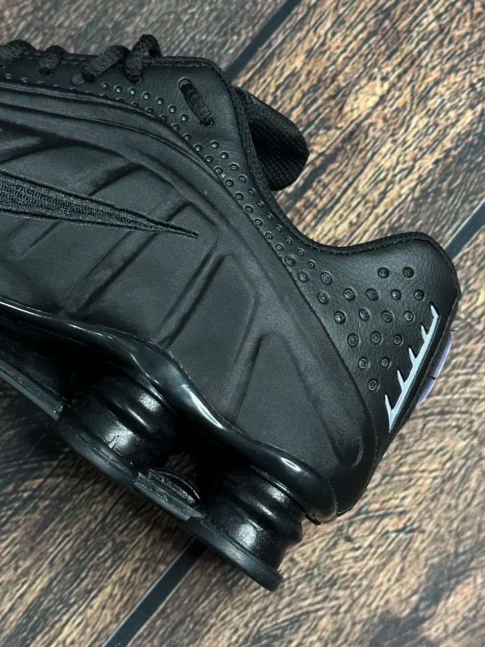 Tênis Nike Shox R4 4 Molas Preto Linha Premium - Foto 3