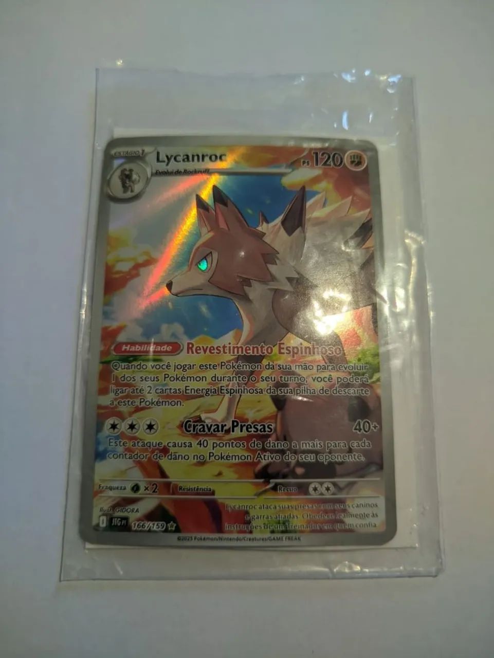 Carta Pokémon Lycanroc- Full Art.  - Foto 2