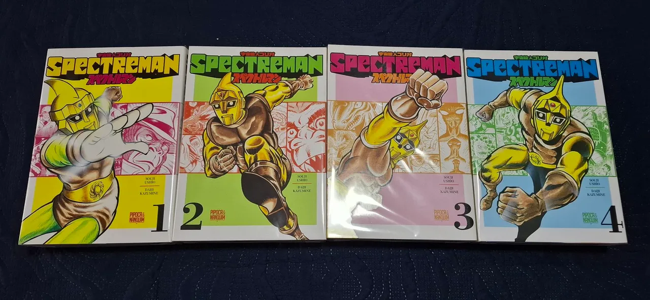 Mangá Spectreman - completo em 4 vols