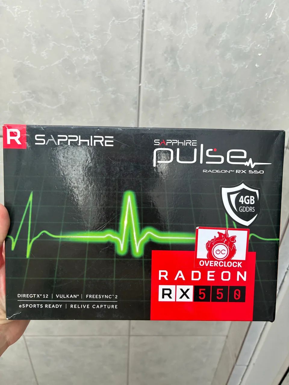 RX550 4GB usada