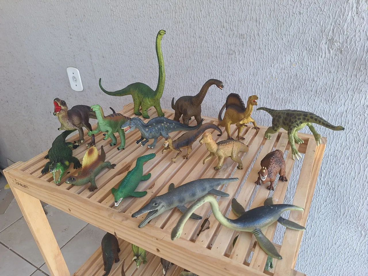 Coleção Completa Dinossauros Salvat - 41 Peças + Miniatura Humana - Raridade! - Foto 2