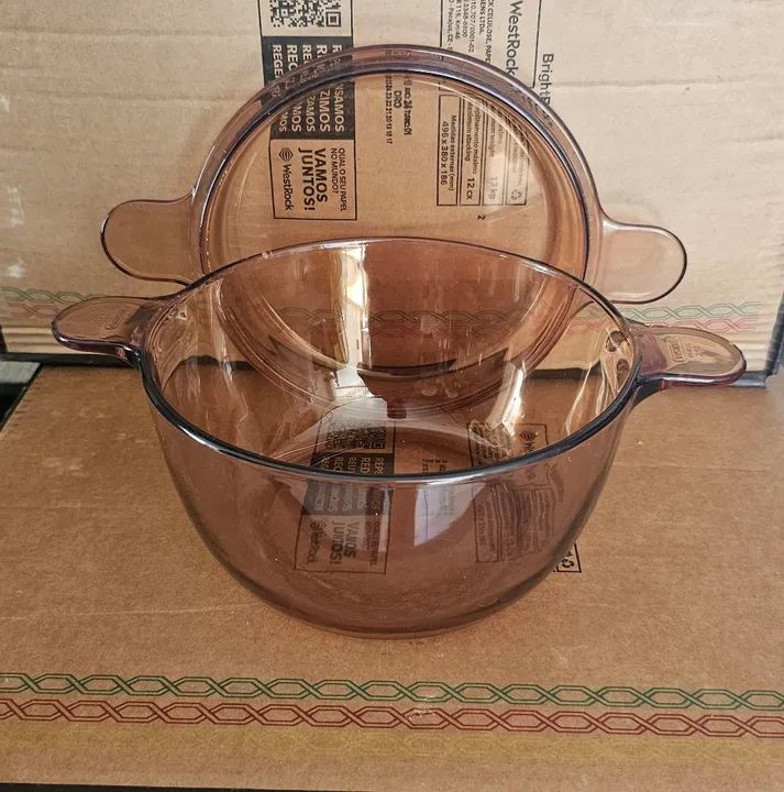 Panela de Vidro Refratário com Tampa Vision - Foto 2