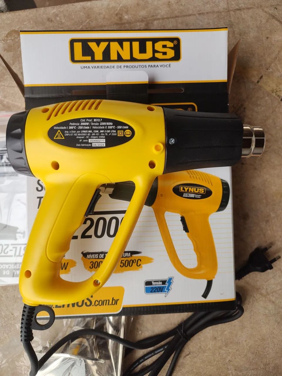 Soprador Térmico Profissional Lynus STL-2000 - Foto 2