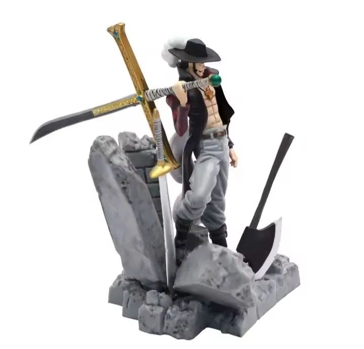 Action figure Dracule Mihawk One Piece(NOVO)  - Foto 4