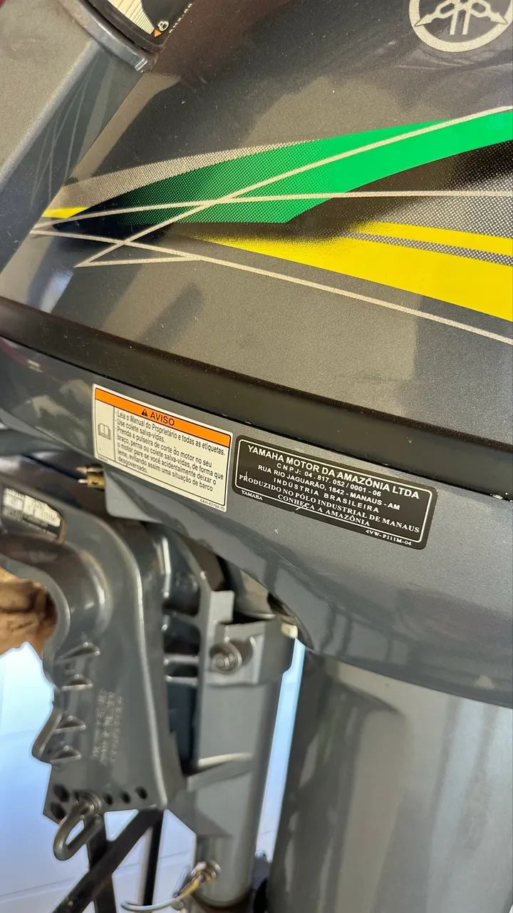 Motor de Popa Yamaha 15 HP - Ano 2016 - Foto 4