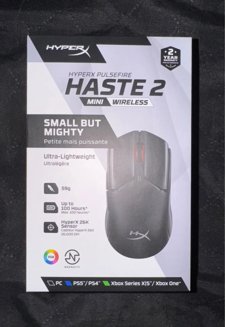 Mouse hyperx haste 2 mini 