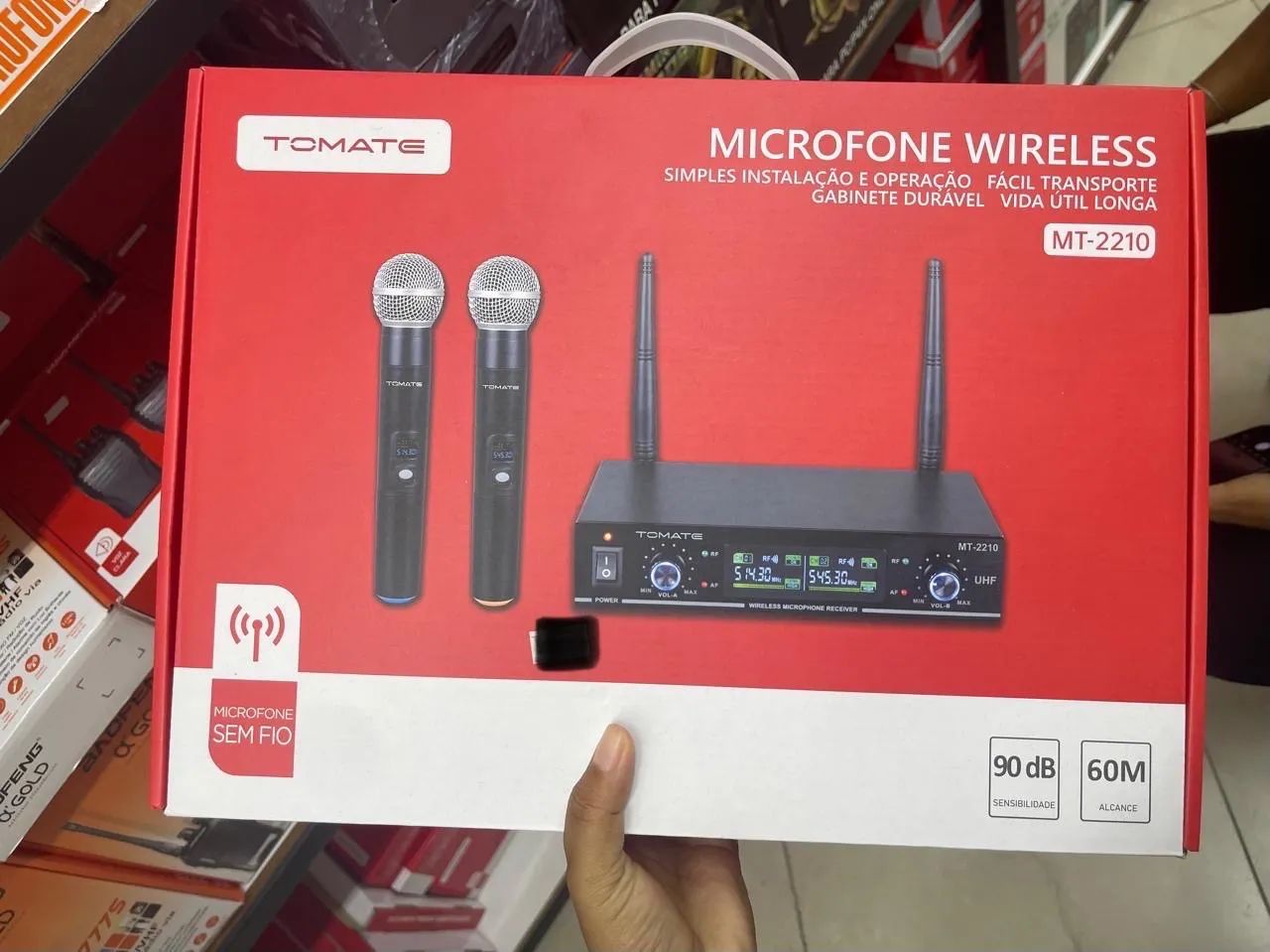 Microfone Wireless Tomate MT-2210 - Foto 5