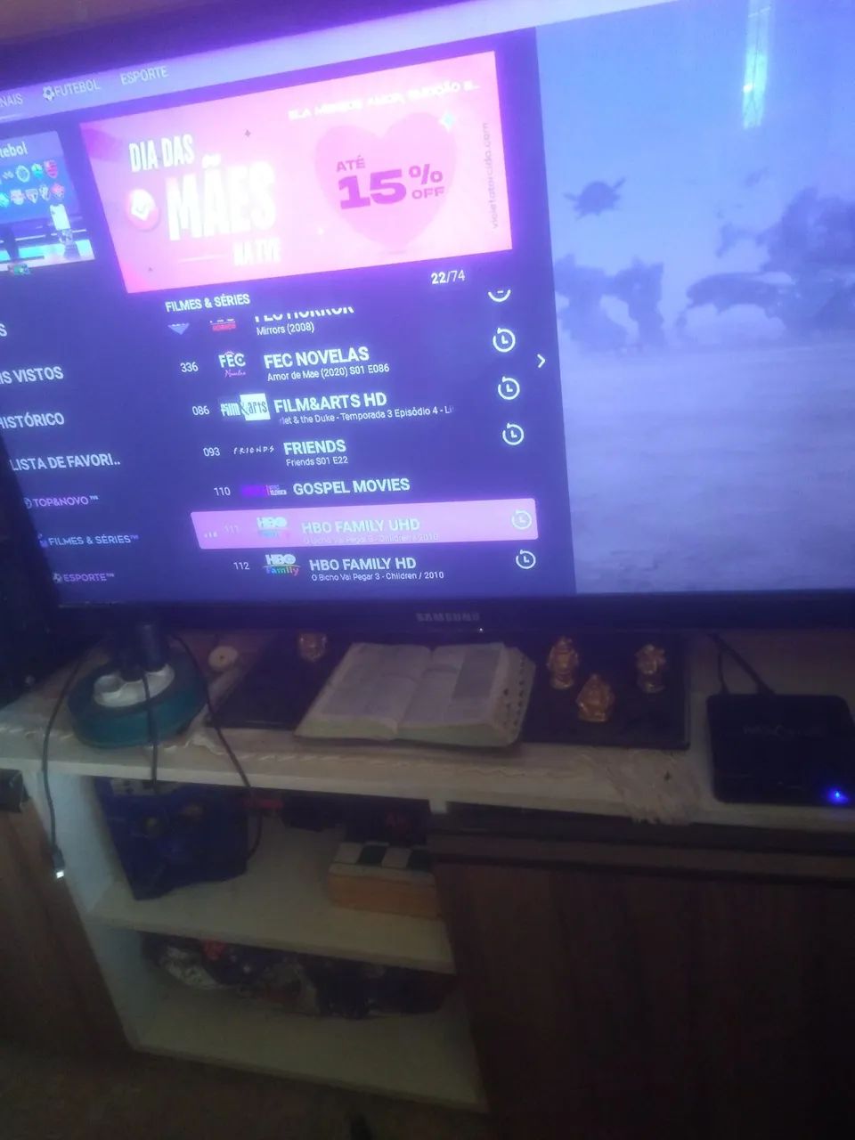 TV Samsung  e TV BOX - Foto 3