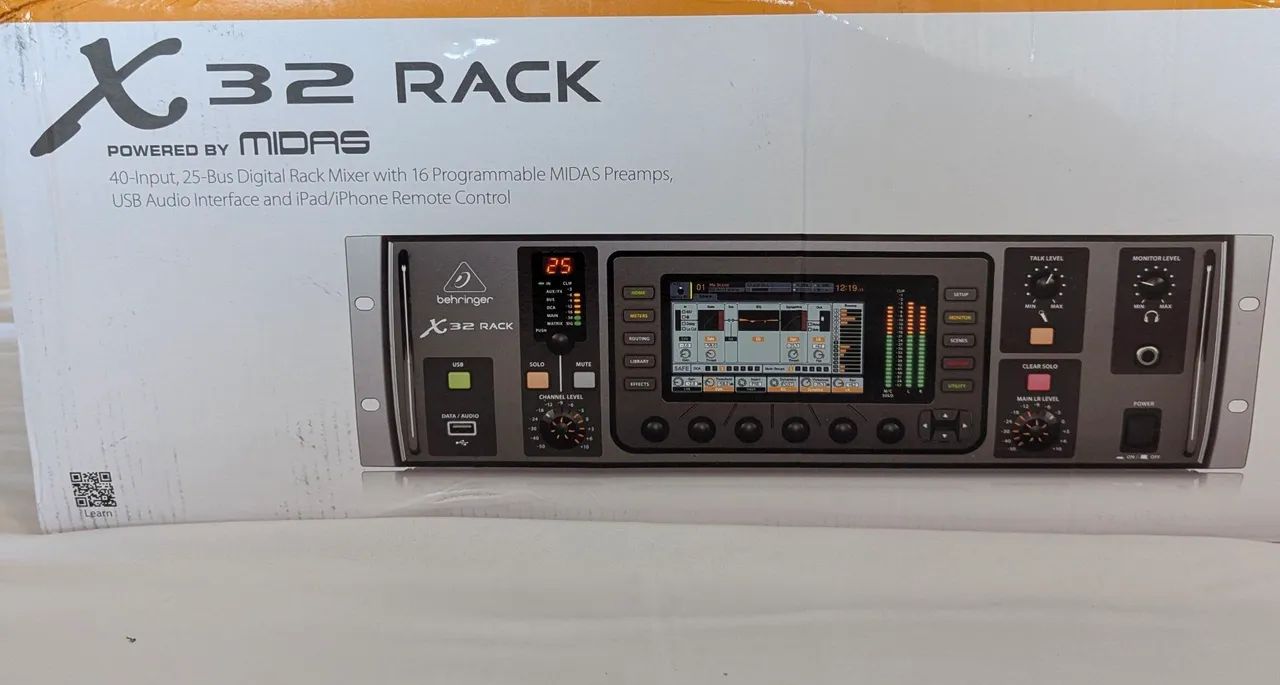 Mesa digital 40 canais Behringer X32r sem uso na caixa - Instrumentos ...