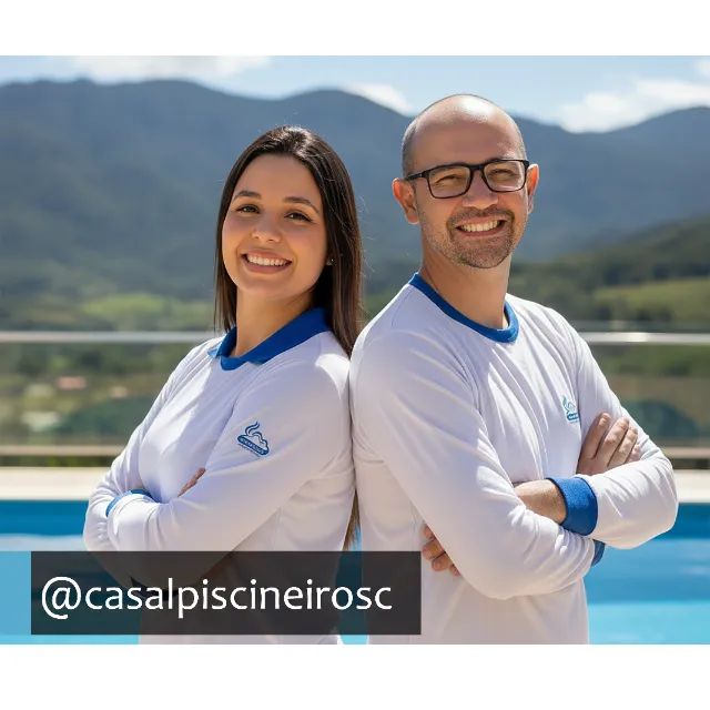 Limpeza e Manutenção de Piscinas | Instagram: @casalpiscineirosc