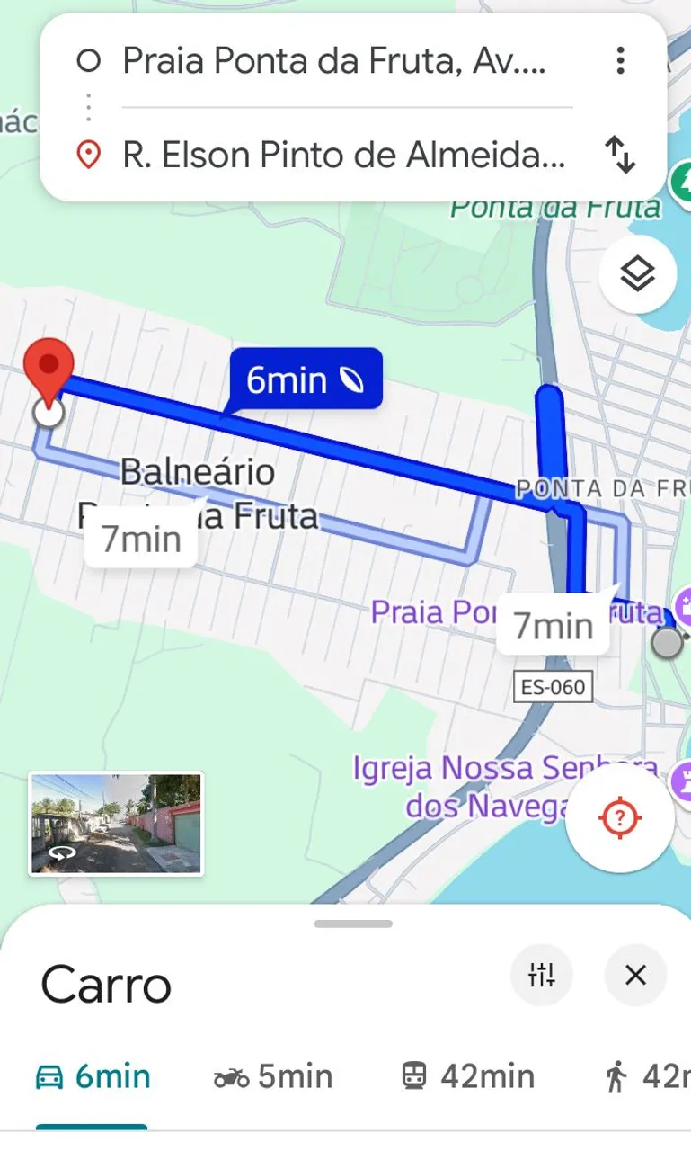 Terreno ESCRITURADO Balneário Ponta da Fruta- VV/ES