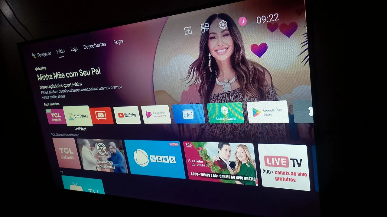Smart TV TCL com Android TV 32 polegadas