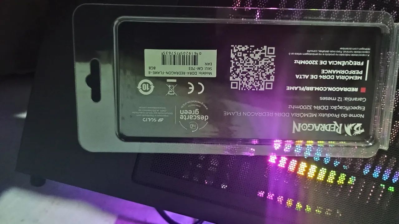 Memória RAM 8gb - CL16 - 3200Mhz64842050921473121