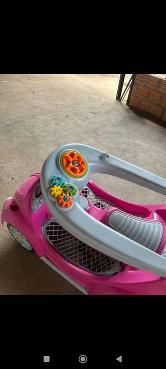 Carrinho de bebê infantil -  cor de rosa - Foto 3