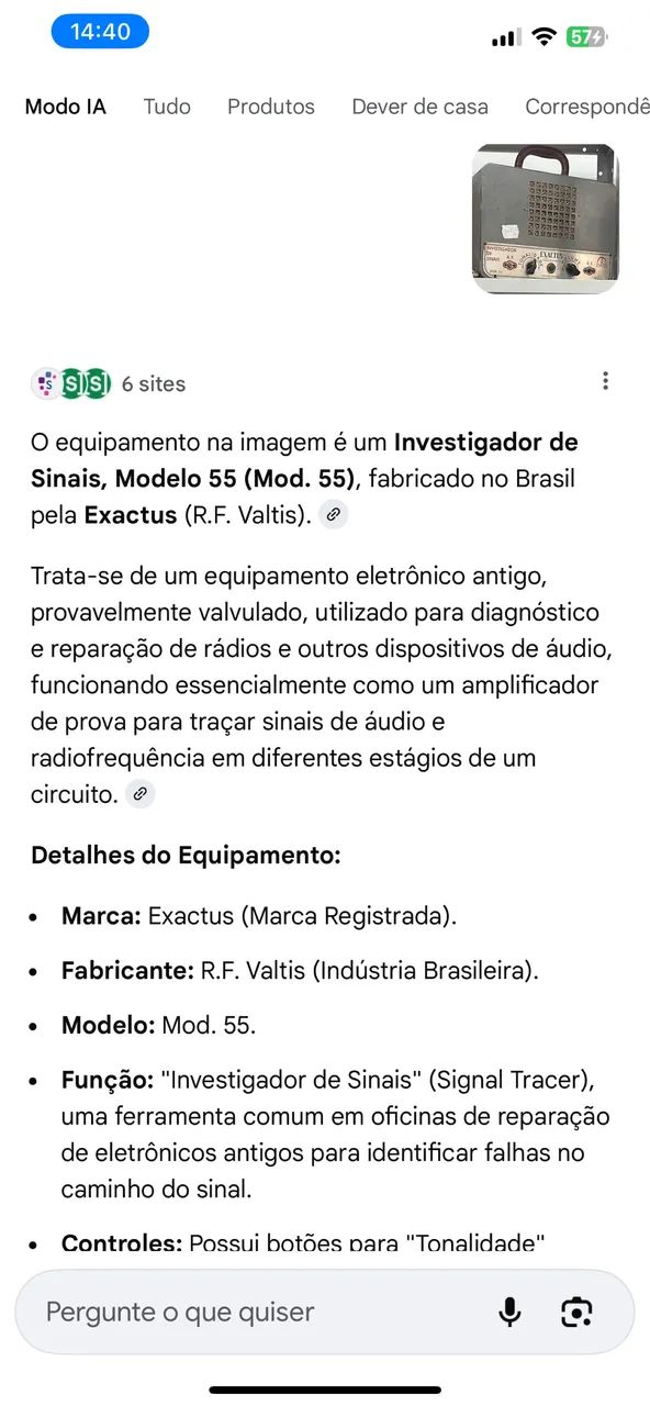 Investigador de sinais exactus - Foto 2