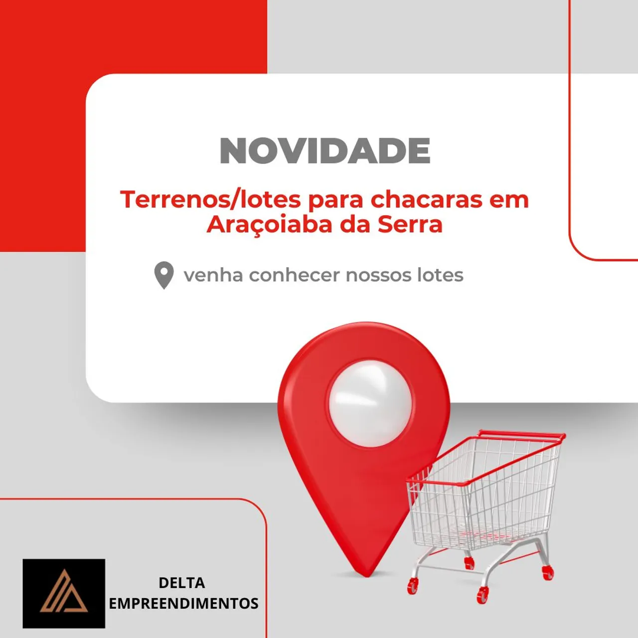 Terrenos para chacaras em condominio fechado em Araçoiaba da Serra