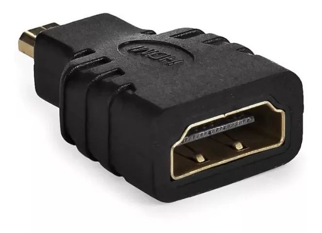 Conector Adaptador Micro Hdmi Macho Para Hdmi Fêmea  - Foto 3