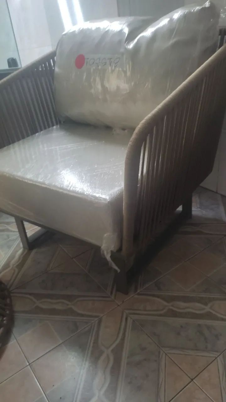 Vendo poltronas em corda náutico novas  - Foto 3