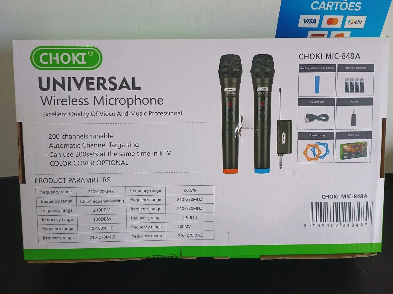 Microfone profissional duplo sem fio/ SUPER PROMOÇÃO  - Foto 3