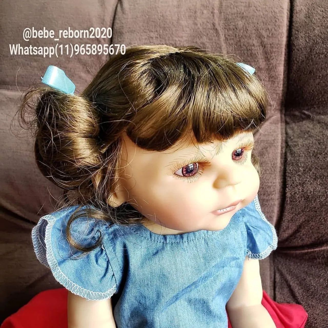 Bebê Reborn urso azul - Foto 6