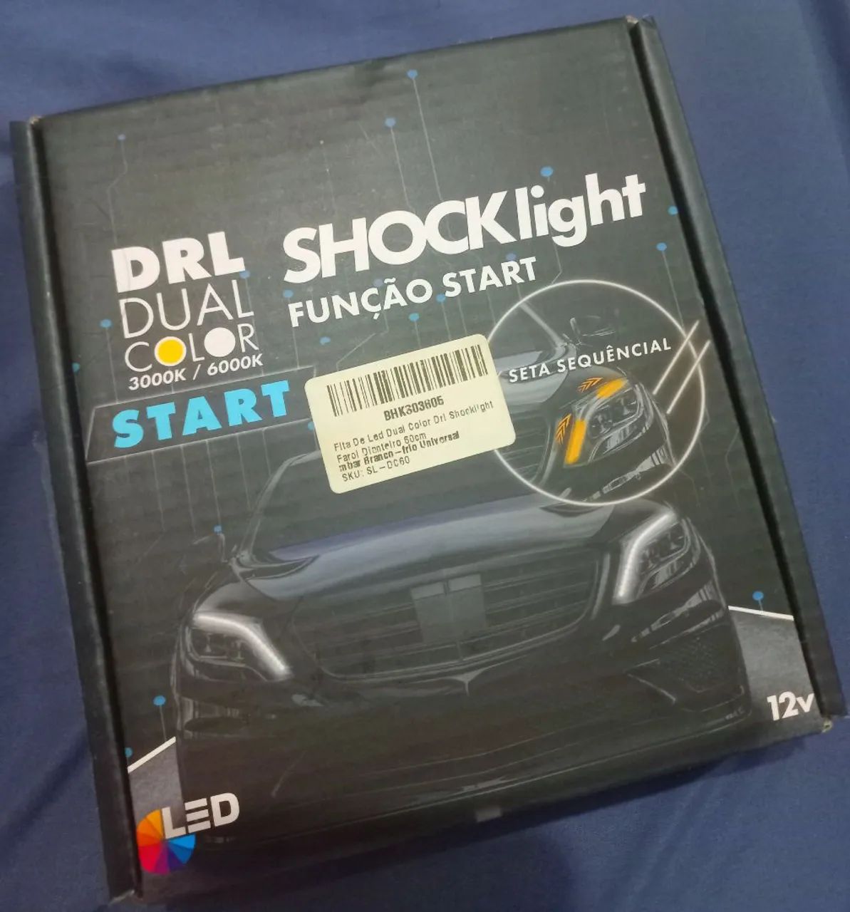 DRL fita de led Dual Color 3000K/6000K - Seta Sequencial - Foto 2