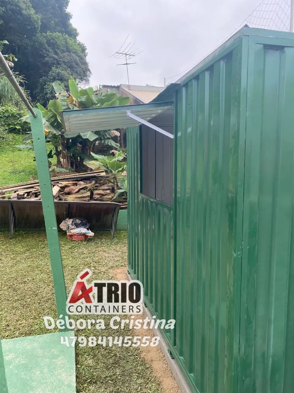 Container abrigo ferramentas desmontável  - Foto 2