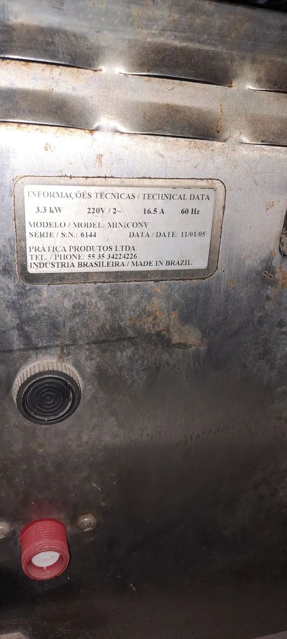 Forno eletrico a vapor miniconv pratica analógico com vapor 35x35 - Foto 6