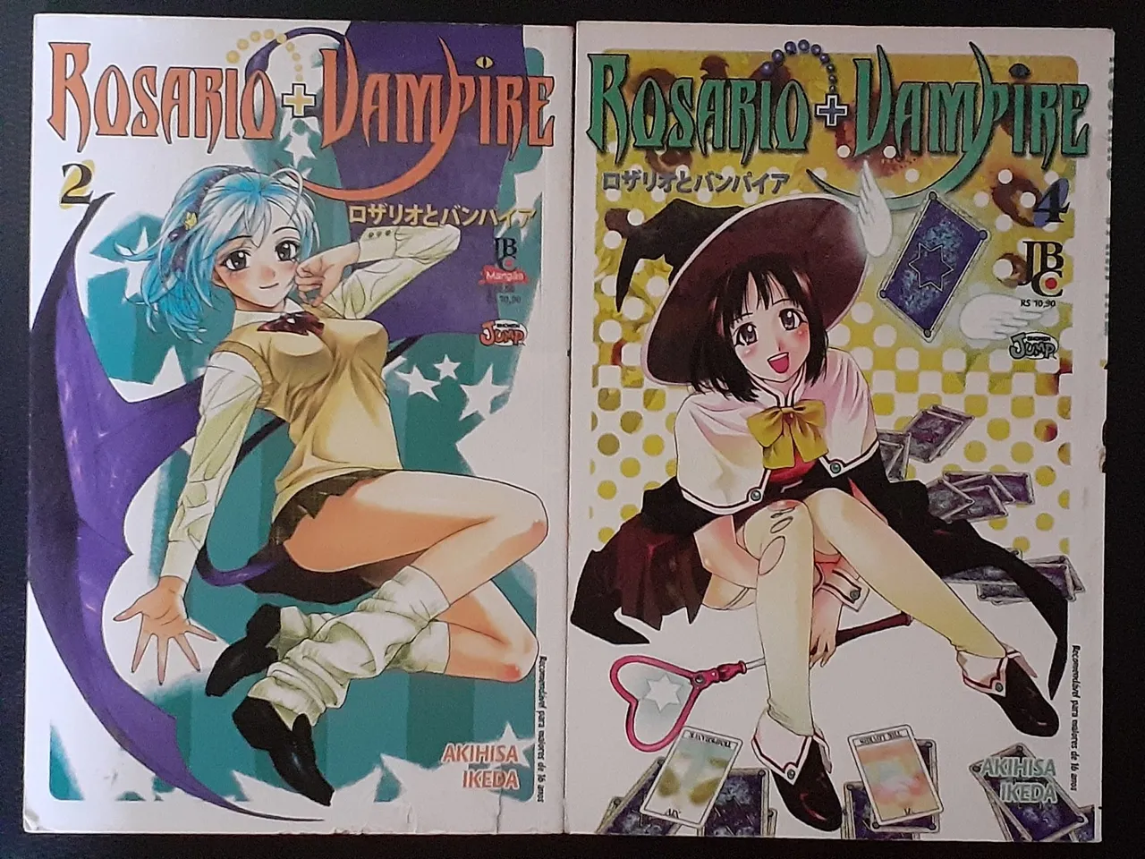 Mangá Rosário + Vampiro - (Volumes 2 e 4)