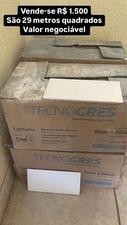 Revestimentos Cerâmicos Tecnogres - 43m²