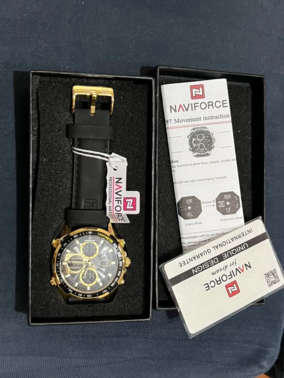 Relógio Naviforce Masculino Dourado