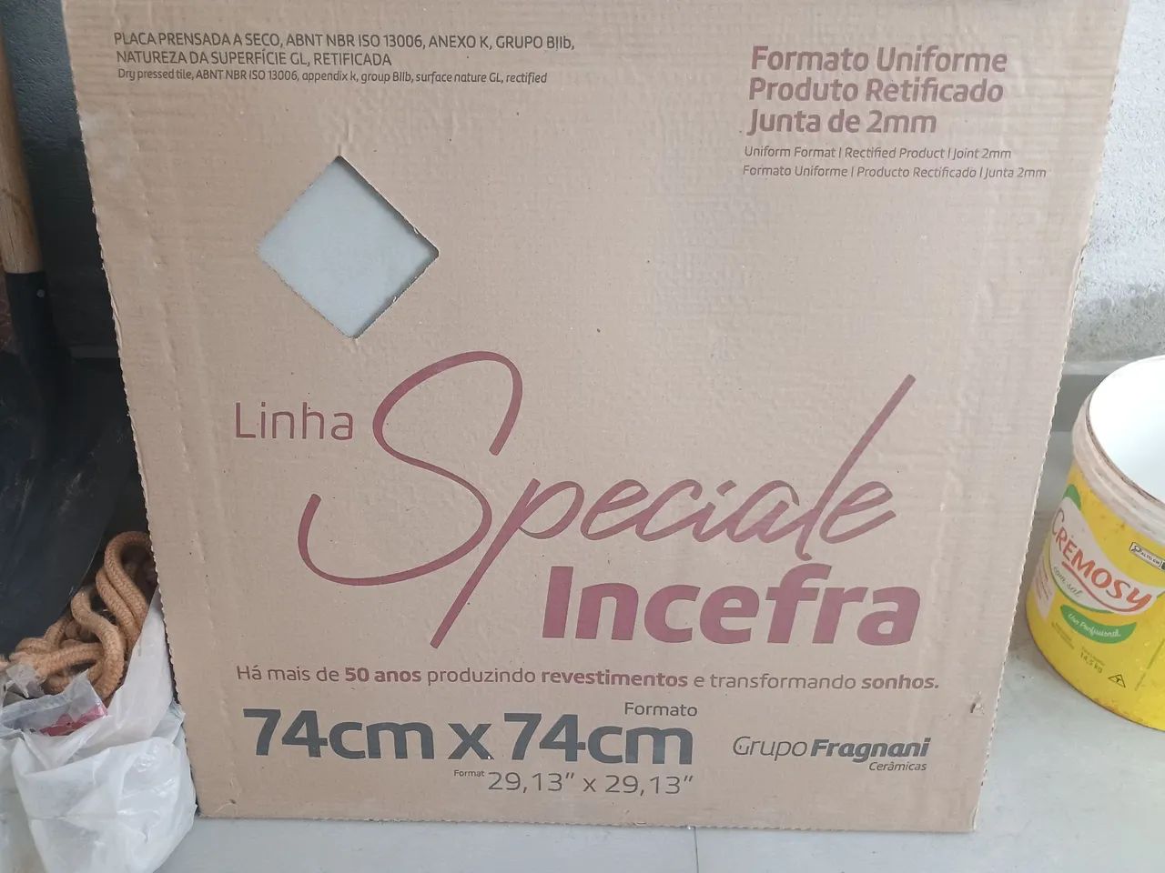 Revestimento Cerâmico 74 x 74 Cinza   - Foto 3