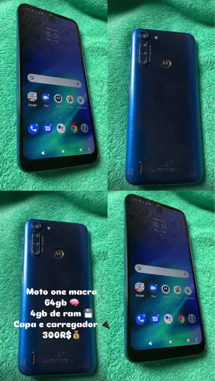 Moto one macro 64 b